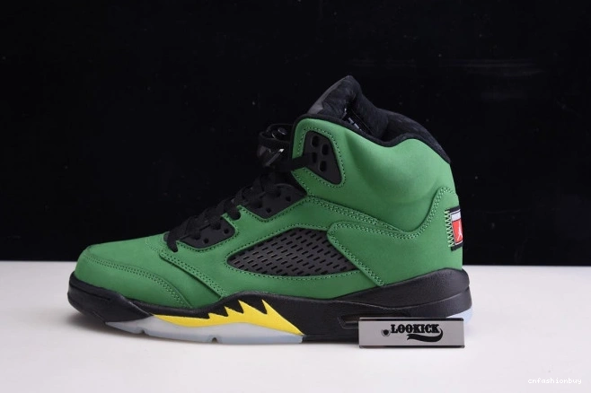 Oregon SE Air 5 CK6631-307 Ducks Jordan 0803